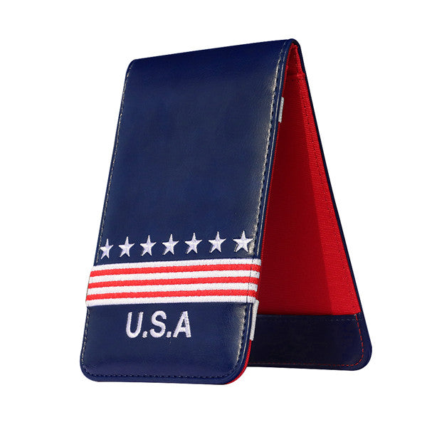 USA Leather Scorecard & Yardage Book Holder - CraftsmanGolf