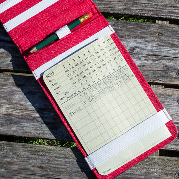USA Leather Scorecard & Yardage Book Holder - CraftsmanGolf