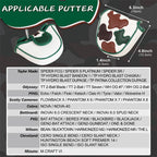 CAMO Mallet Putter Headcover With Magnetic Closure-CraftsmanGolf