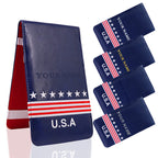 Custom USA Scorecard & Yardage Book Holder With Your Name-Craftsman Golf