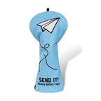 Paper Plane Send It 460cc Blue Driver Head Cover
