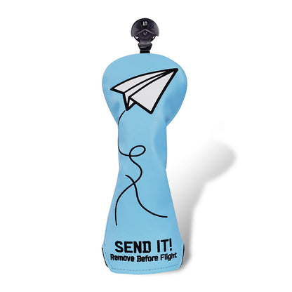 Paper Plane Send It 460cc Blue Driver Headcover