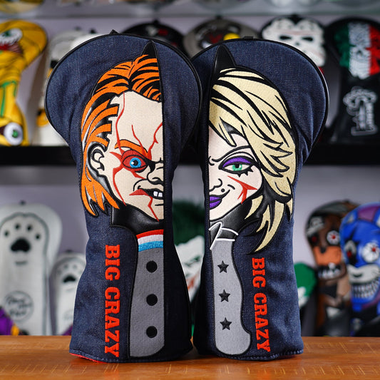 Blue Denim Ghost Baby Golf Driver Headcover Set