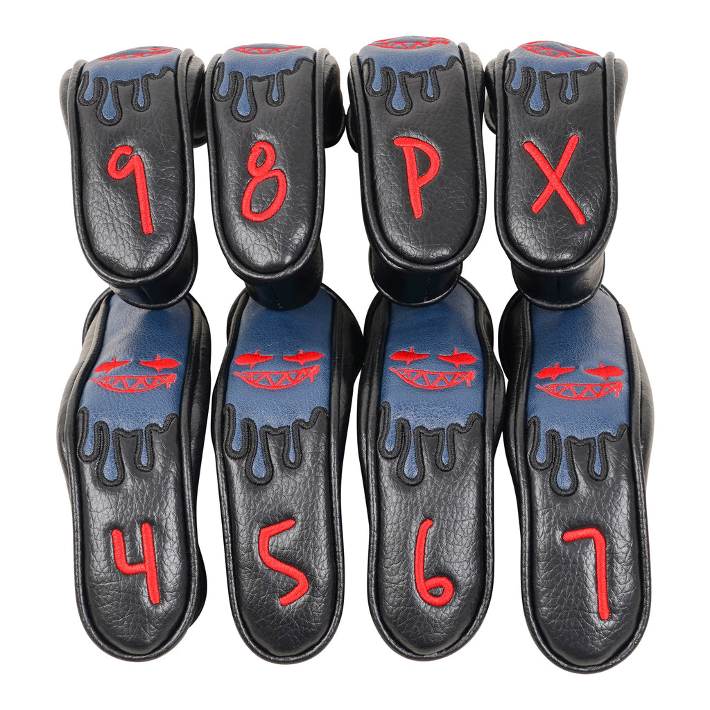 Blue& Black Ghost Putter Iron Headcover