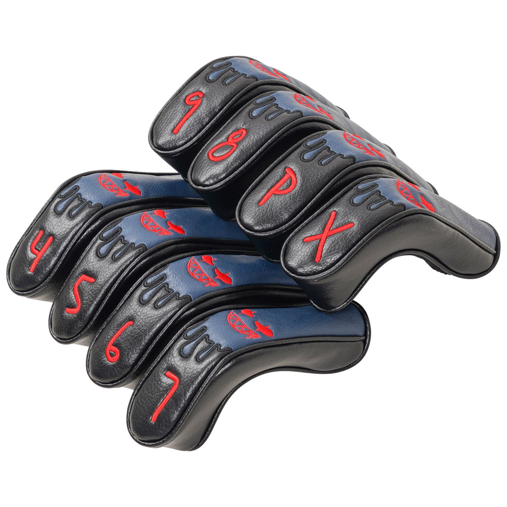 Blue& Black Ghost Putter Iron Headcover
