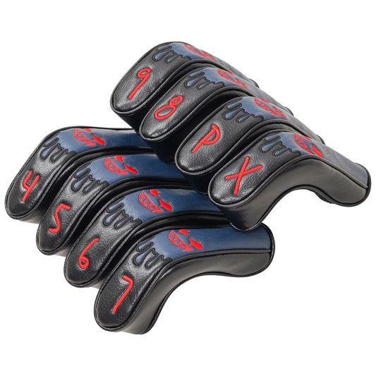 Blue& Black Ghost Putter Iron Headcover