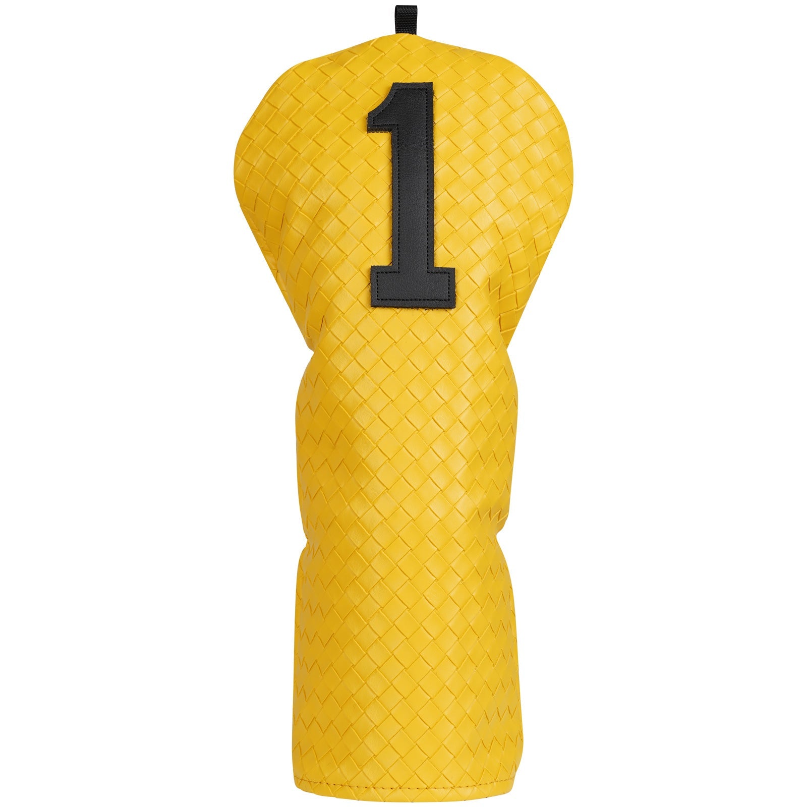 Yellow Woven Lines Driver Head Cover