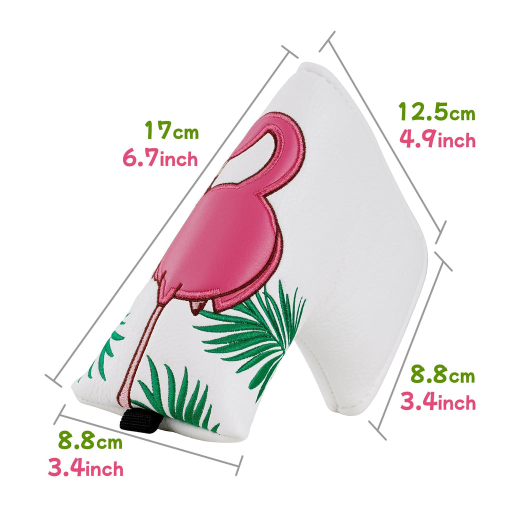 Pink Crane Blade Putter Head Cover Head Cover