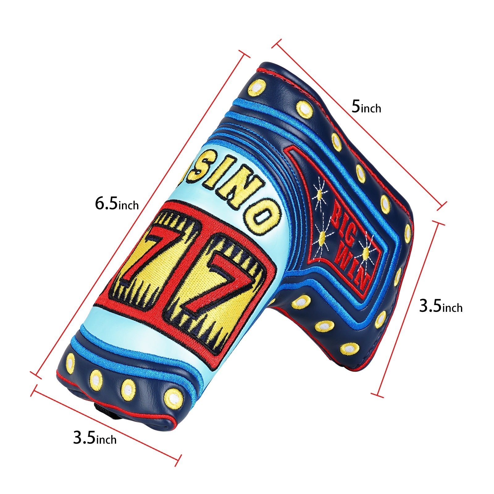 Casino Blade Putter Head Cover