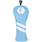 Blue Hexagon Golf Headcover Set