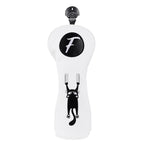 White Cat on the Wall Mallet Putter Driver Head Cover