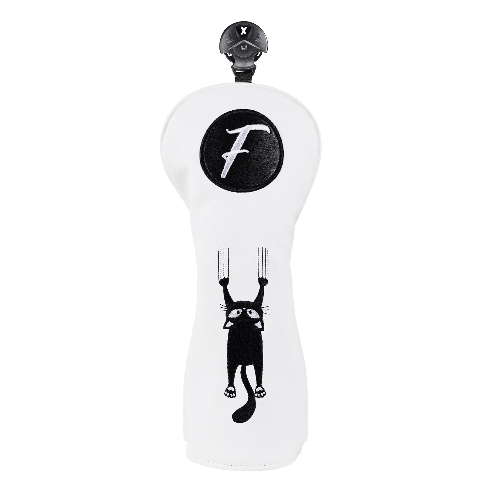 White Cat on the Wall Mallet Putter Driver Head Cover