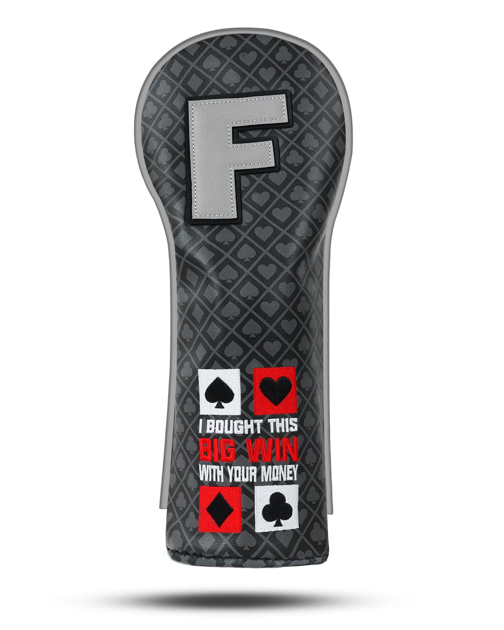 Black Poker Driver Head Cover Set