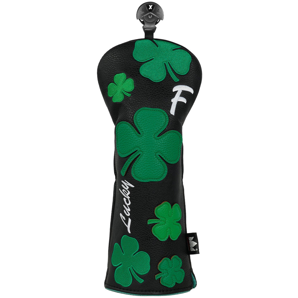 Lucky Four Leaf Clover Golf Head Cover Set