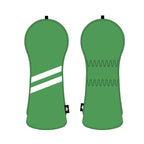 Personalized White Stripes Wood Head Cover With Your Logo And Name