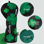 Lucky Four Leaf Clover Golf Head Cover Set