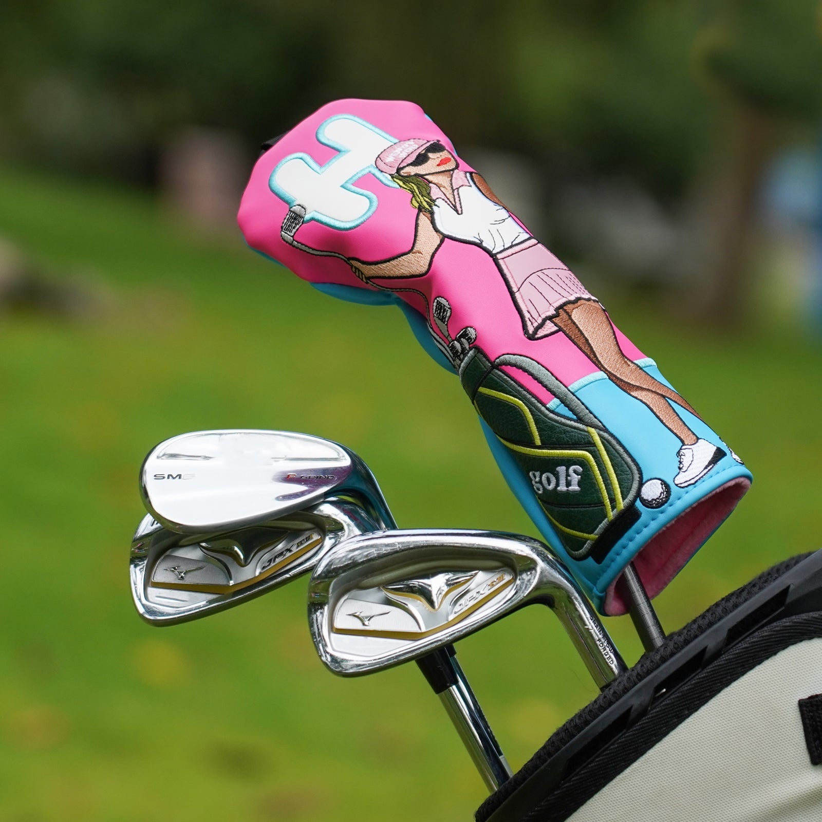 Rose Red Wendy Woo Driver Golf Headcover