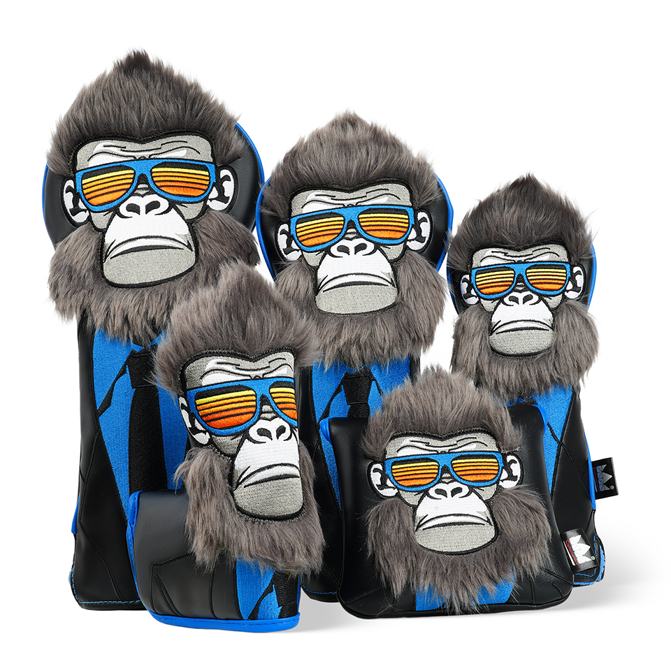 New Design Embroidery Pu Leather Headcover Custom