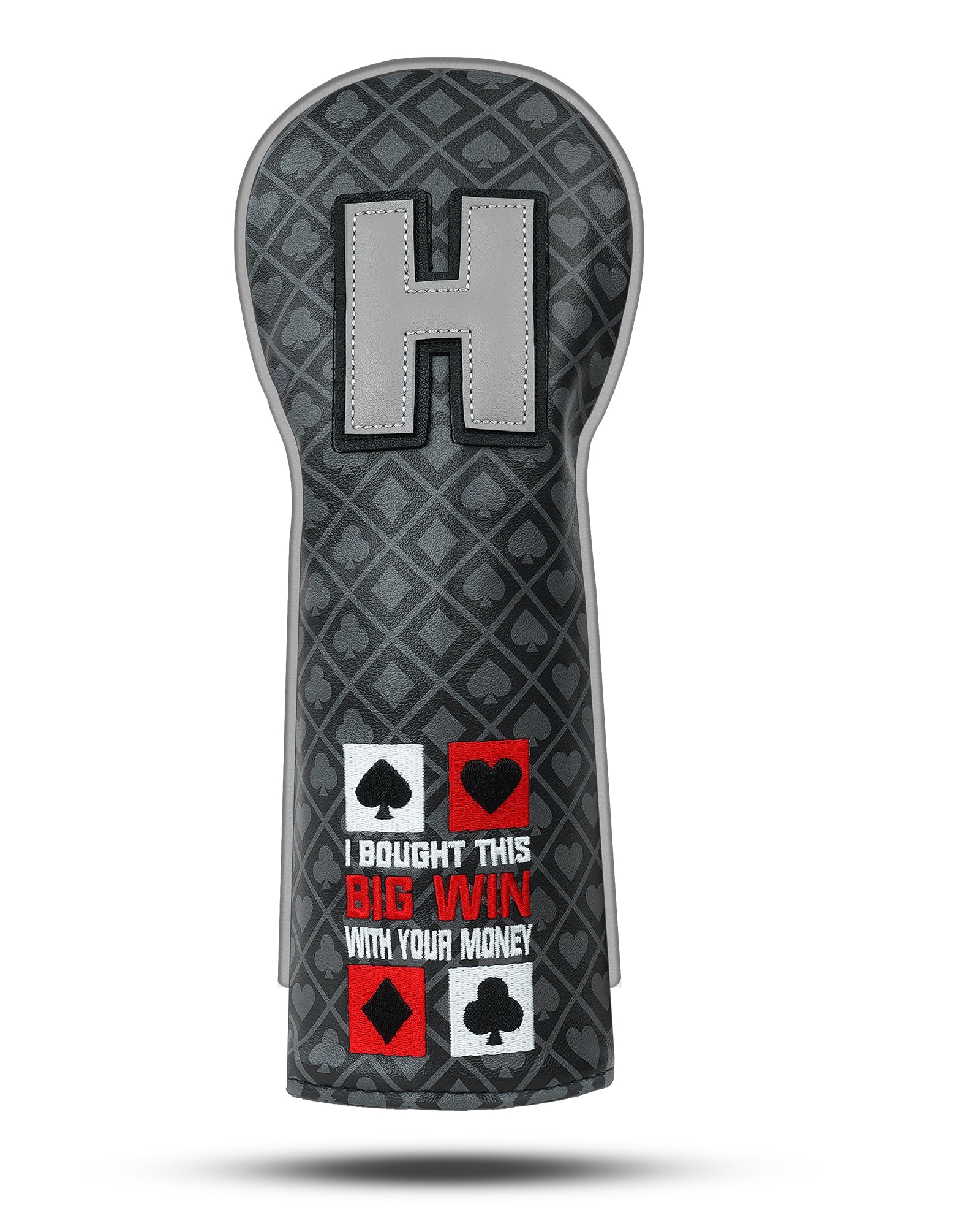 Black Poker Driver Head Cover Set