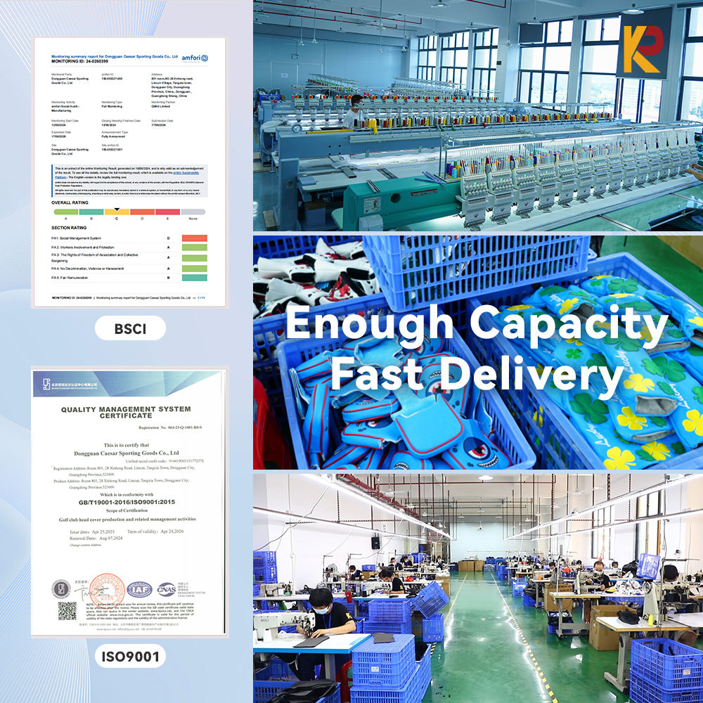 New Design Funny Plush Animal Golf Headcover Custom