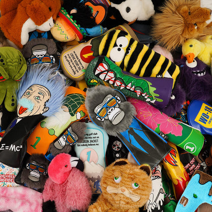 New Design Embroidery Pu Leather Headcover Custom