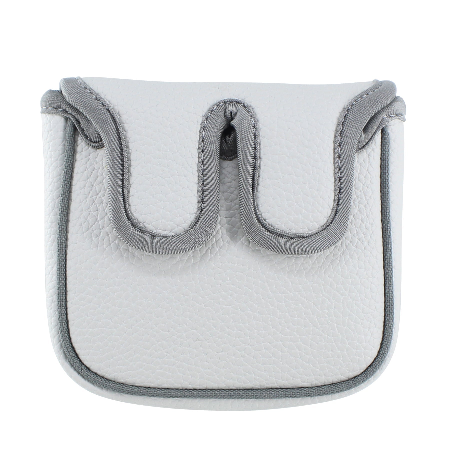 White Black Square Putter Headcover