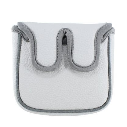 White Black Square Putter Headcover
