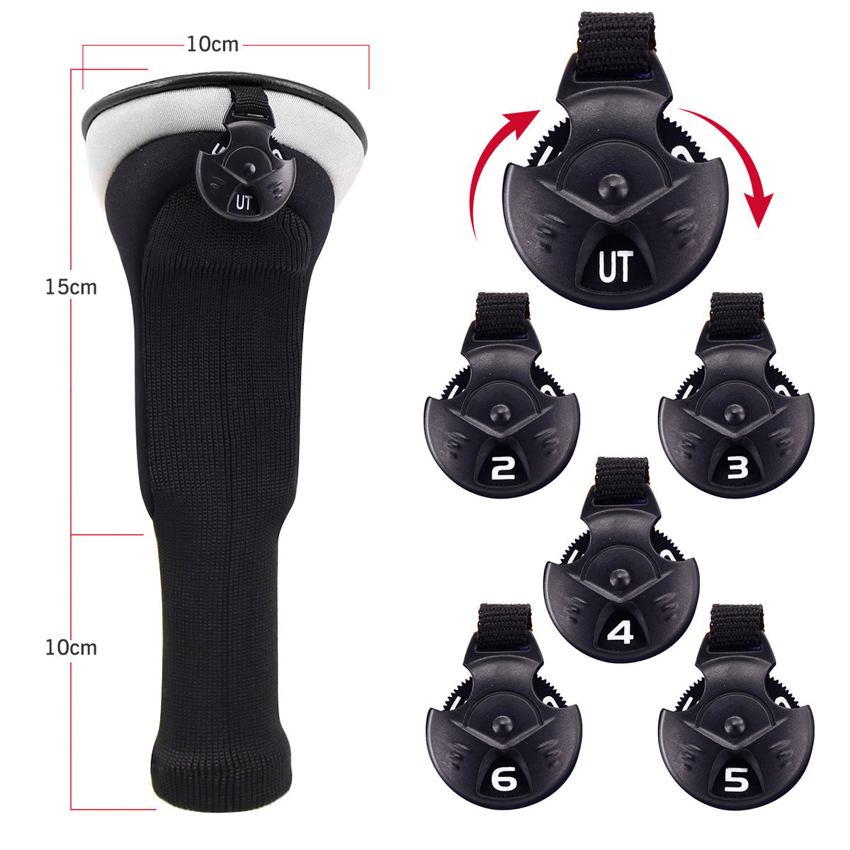 Black Mesh UT Head Cover (with Socks 2,3,4,5,6,UT)