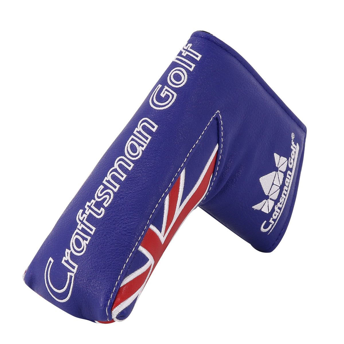 Blue Red Stitching British Flag UT Blade Putter Head Cover