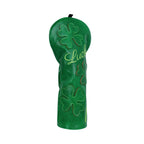 Lucky Four-leaf Clover Pu Leather Driver Cover