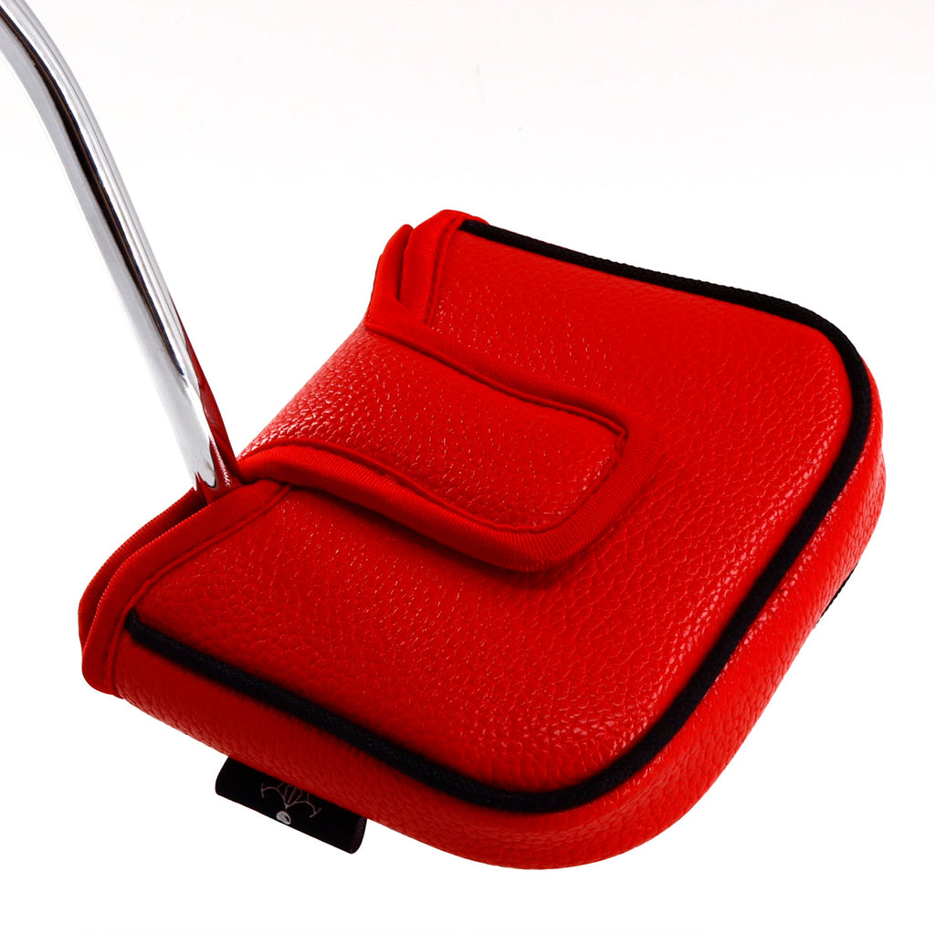 Black White Red Square Single-ear Head Cover