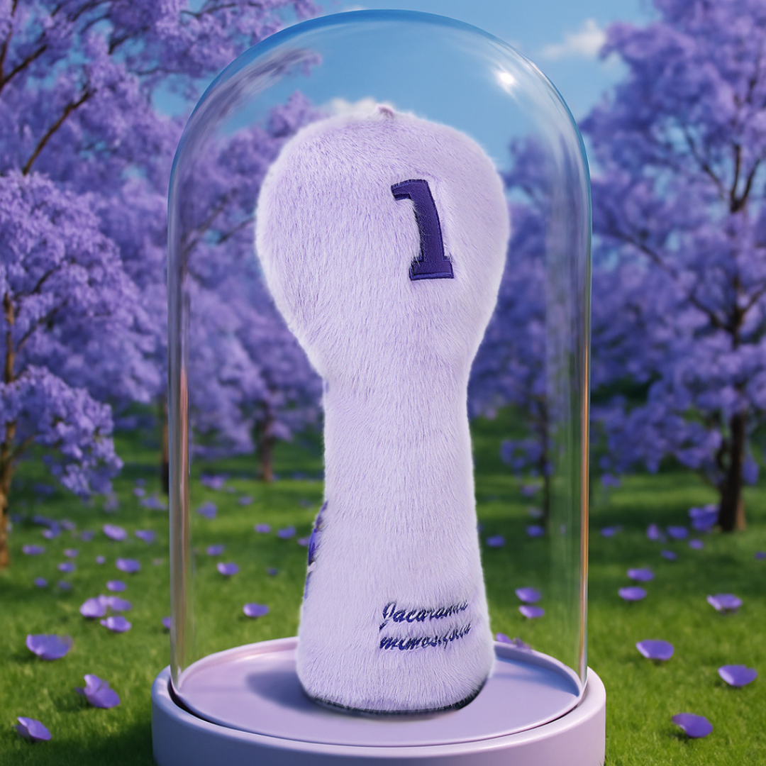 Jacaranda Mimosifolia Purple Fuzzy Driver Cover