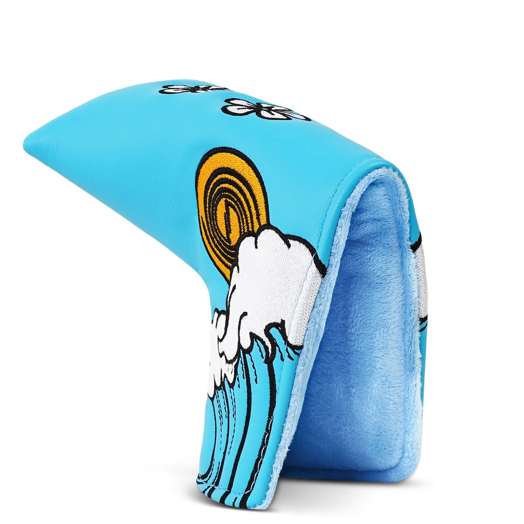 Blue Wave Blade Putter Head Cover