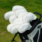 White PU Iron Cover 10pcs(4-9,P,A,S,L) Magnet