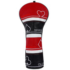 Poker Spade Hearts Diamonds Golf Headcovers