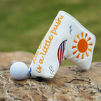 Summer Umbrella Embroidered Magnet Blade Putter Head Cover