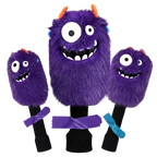 Purple Monster Golf Head Cover Set