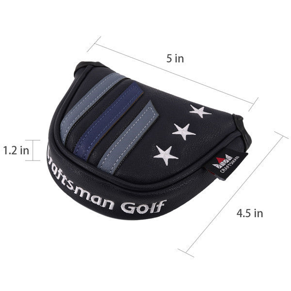 Magnetic Mallet Putter Headcover - Craftsman Golf