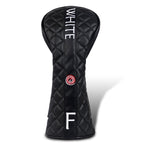 White Vortex Driver Head Cover Set