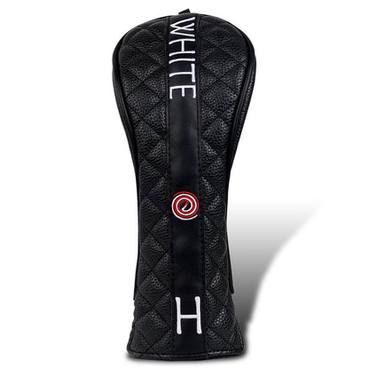 White Vortex Driver Head Cover Set