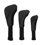 Plain Color Meshy Neoprene Golf Headcover 3pcs/Set