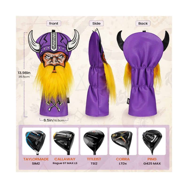 Bold Viking Driver Head Cover