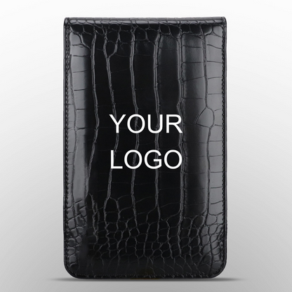 Custom Logo Crocodile Pattern Leather Scorecard Holder