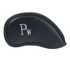 Personalized With Your Name Leather Iron Head Cover Set