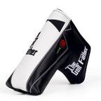 Black and White Stitching Suit Bow Tie Golf Head Cover Set