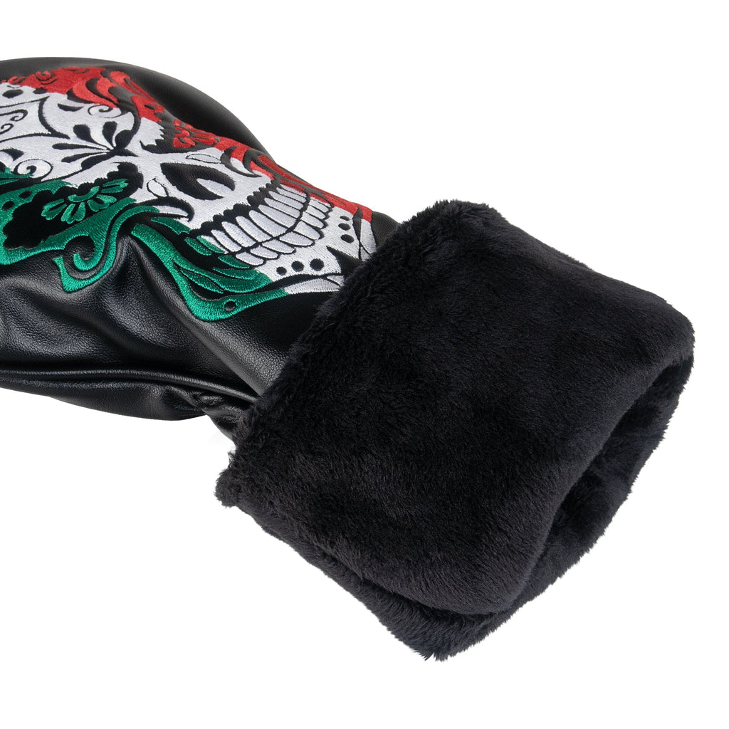 Black Mexican Day of the Dead Golf Head Cover Set