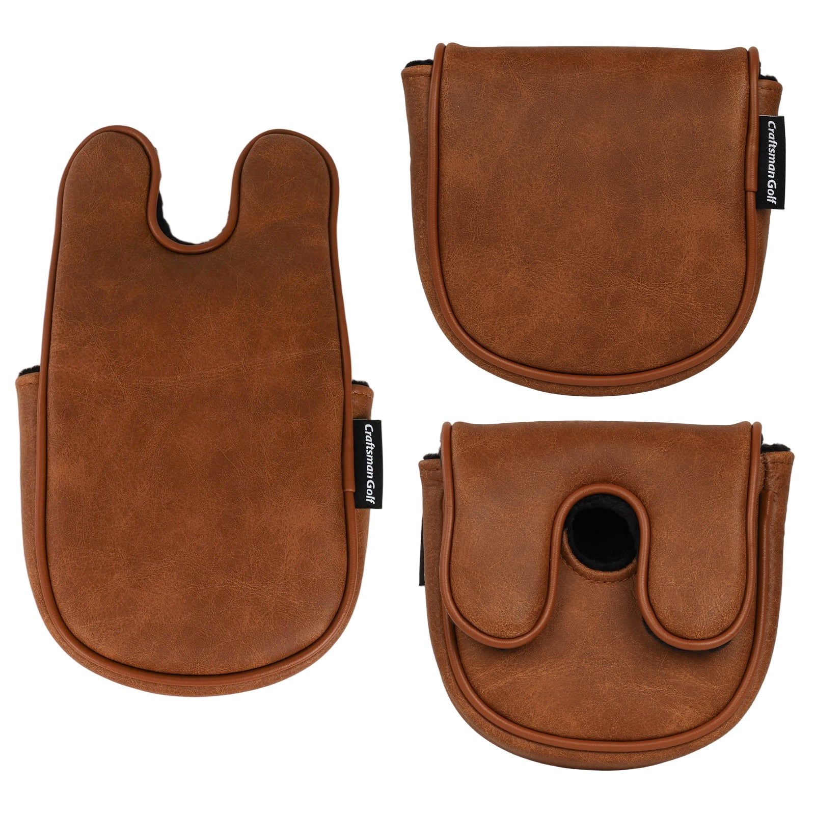 Custom Genuine Leather Golf Headcovers with Logo