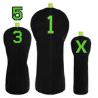 Hook-and-loop Embroidered Patches Driver Head Cover
