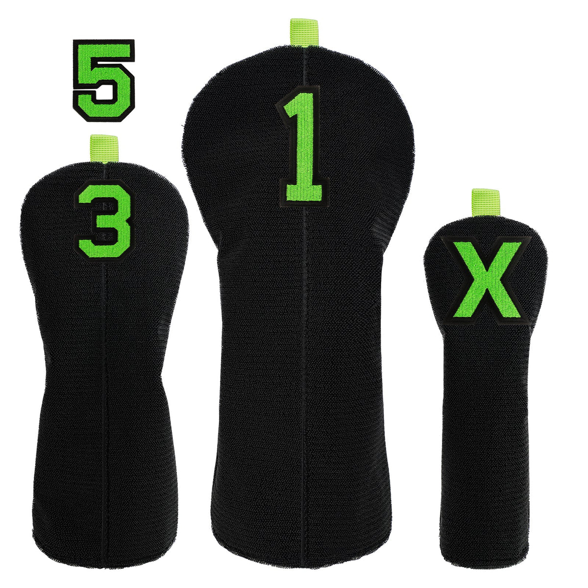 Hook-and-loop Embroidered Patches Driver Head Cover