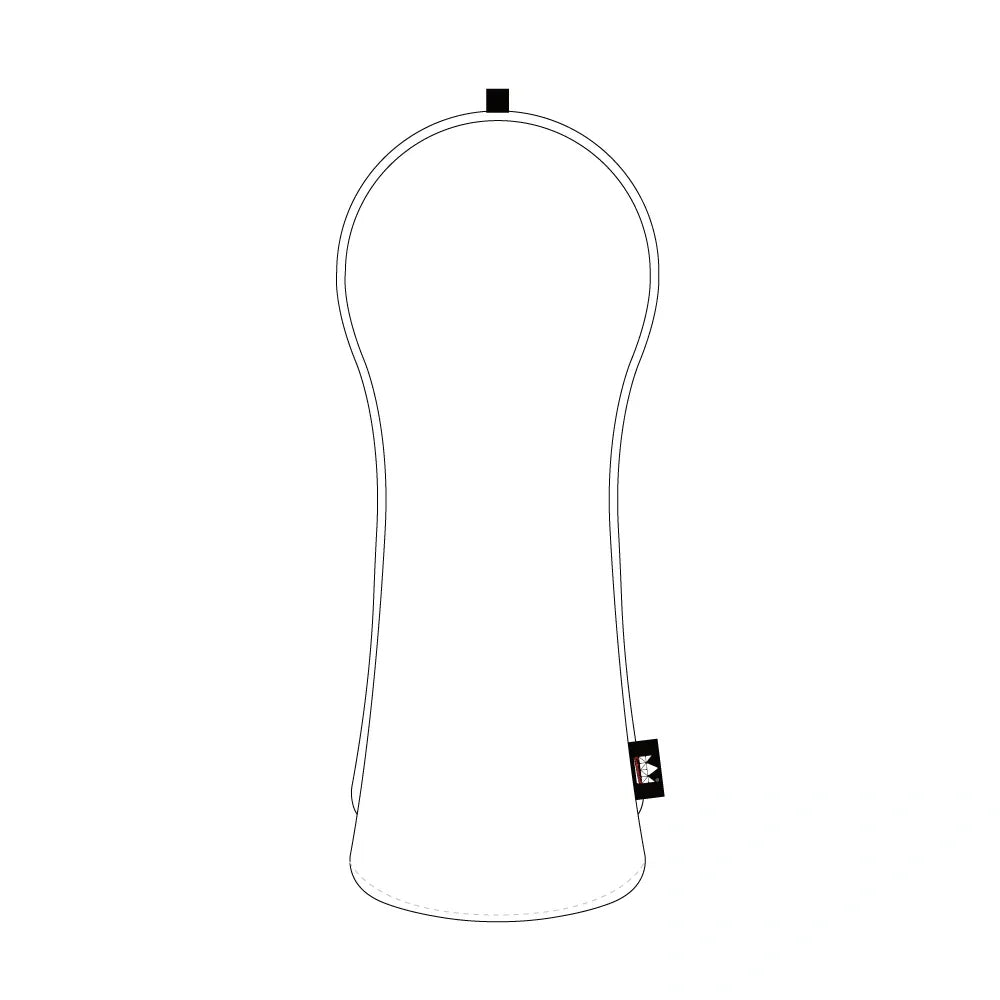 Personalized Diagonal Stripes Wood Head Covers With Your Logo